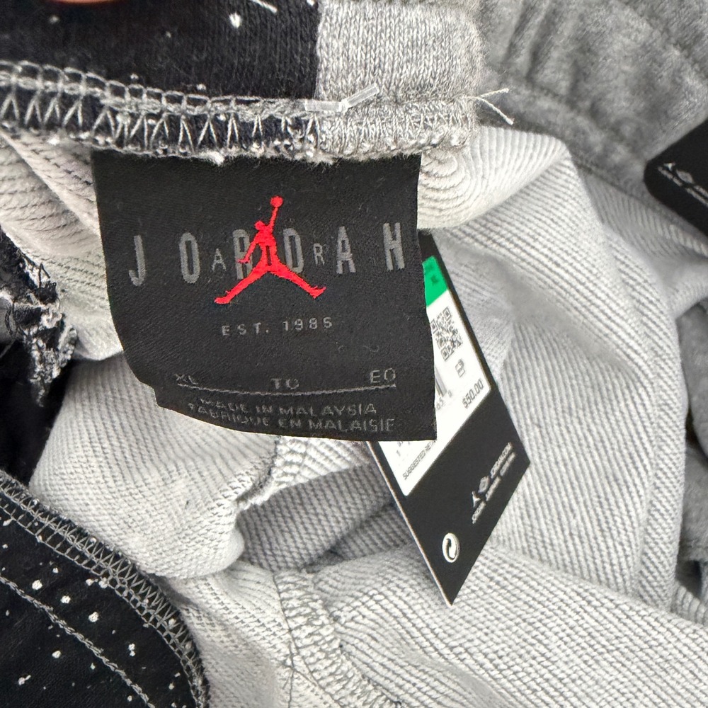 Jordan Jumpman Classics Shorts Mens XL Grey Black Split Speckled CK2854-092 - Picture 5 of 7